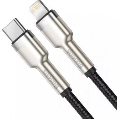 Кабель Baseus Cafule Series Metal Data Cable Type-C to iP PD 20W 0.25m Black (CATLJK-01) [802559]
