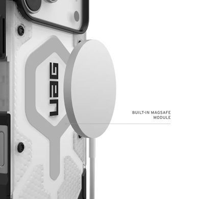 Чохол UAG для iPhone 17 Pro Max, Pathfinder Clear MagSafe, Ice/Silver (114552114333) [111625]