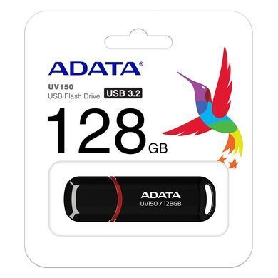 Флеш-накопичувач ADATA USB 3.2 UV 150 128Gb Black (AUV150-128G-RBK) [805277]