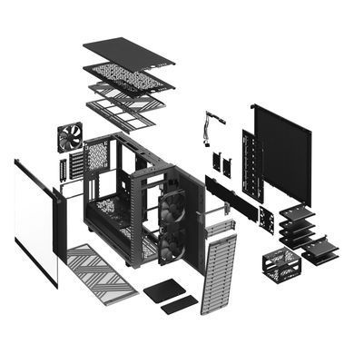 Корпус для ПК FRACTAL DESIGN Define 7 Comp B TG Light Tint (FD-C-DEF7C-03) [303822]