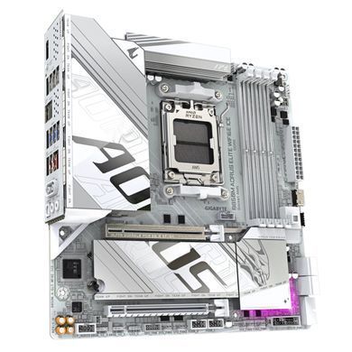 Материнська плата Gigabyte B850M Aorus Elite WiFi6E Ice Socket AM5 (B850M A ELT WF6E ICE) [612639]