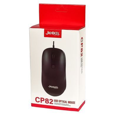 Миша Jedel CP82 Black (CP82-USB) [606461]