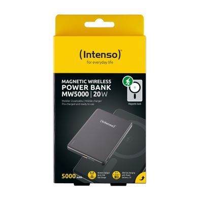 Портативний зарядний пристрій USB 5000MAH MAG GREY MW5000 INTENSO (7344024) [503417]