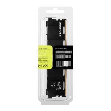 Модуль пам`ятi DDR4 16GB/3600 Prologix Black (PRO16GB3600B4) [608072]
