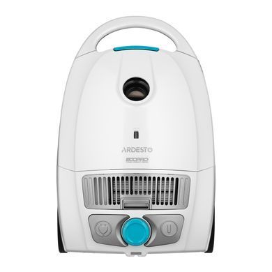 Пилосос ARDESTO мішковий, 800Вт, мішок- 3.5л, HEPA, білий (VC-I-B800W) [110816]