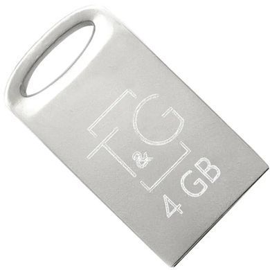 Флеш-накопичувач USB 4GB T&G 105 Metal Series Silver (TG105-4G) [607163]