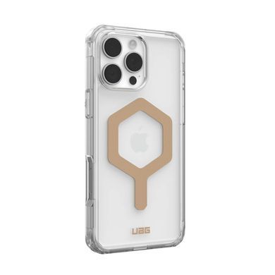 Чохол UAG для iPhone 16 Pro Max, Plyo Magsafe, Ice/Gold (114481114381) [108285]