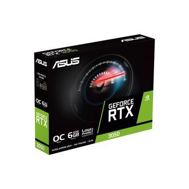 Відеокарта ASUS GeForce RTX 3050 6GB GDDR6 OC low profile RTX3050-O6G-LP-BRK (90YV0KQ0-M0NA00) [102533]