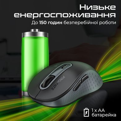 Миша бездротова Promate Ken Black (ken.black) [606624]