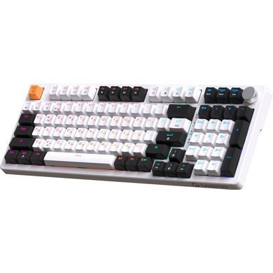 Клавіатура GamePro Red з Hot-Swap RGB White (MK170W) [610661]