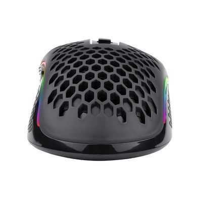 Мишка Redragon Storm M808 RGB Optical, ігрова, 12400dpi., 7кн., Ultralight чорна (77854) [401215]