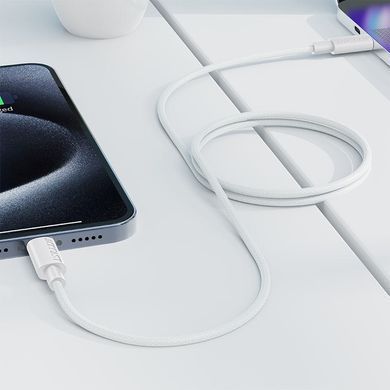 Кабель USB 2.0 Type-C M-M, 1.2 м, 60W C18-03 White Acefast (6974316284253) [404584]