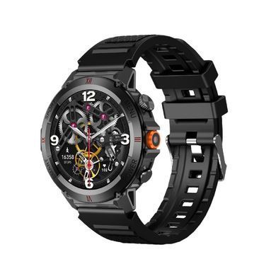 Смарт-годинник IWO X22 1.46". 330 mAh, IP68 Black (IWOX22SGR) [802726]