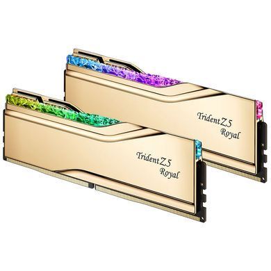 Модуль пам`ятi DDR5 2x16GB/6000 G.Skill Trident Z5 Royal Gold (F5-6000J2836G16GX2-TR5G) [613505]