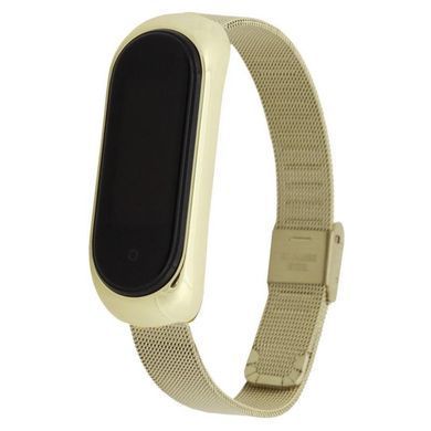 Ремінець BeCover Metal для Xiaomi Mi Smart Band 5/Mi Smart Band 6 Gold (705148) [604610]