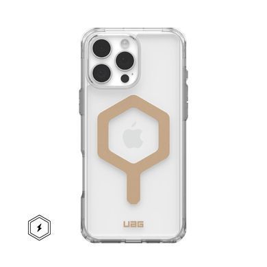 Чохол UAG для iPhone 16 Pro Max, Plyo Magsafe, Ice/Gold (114481114381) [108285]