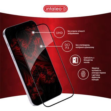 Захисне скло Intaleo Full Glue ESD для Apple iPhone 14 Black (1283126542114) [616205]
