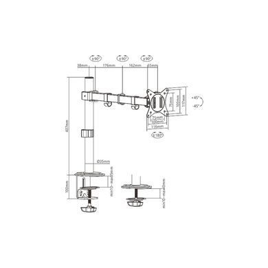 Кронштейн HiSmart (VESA100х100) (HS082390) [611344]