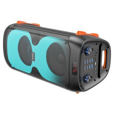 Портативна колонка HOCO BS53 Manhattan wireless dual mic outdoor BT speaker, 20W*2, Black (6931474781116) [806329]