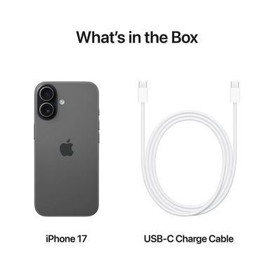 Смартфон Apple iPhone 17 256GB Black (MG6J4AF/A) [619542]