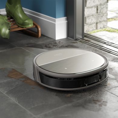 Робот-пилосос Philips Series 9000, h=9.8см, вологе прибирання, конт пил -0.21л, вода -0.22л, автон. робота до 280хв, EPA 11, чорний-металік (XU9100/10) [112180]