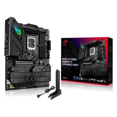 Материнcька плата ASUS ROG STRIX B860-F GAMING WIFI s1851 B860 4xDDR5 M.2 DP HDMI USB Type-C Wi-Fi BT ATX (90MB1JG0-M0EAY0) [109178]
