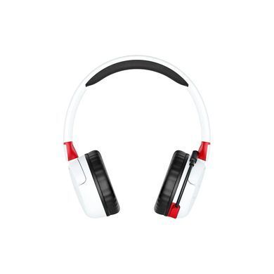 Гарнітура ігрова HyperX Cloud Mini, mini-jack/BT, 1.2м, білий-червоний (7G8F2AA) [107453]