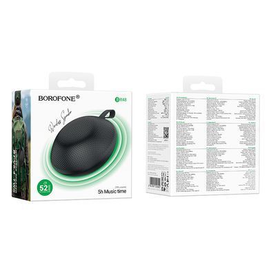 Портативна колонка BOROFONE BR48 Ufo sports BT speaker, 5W, Black (6941991121692) [805609]