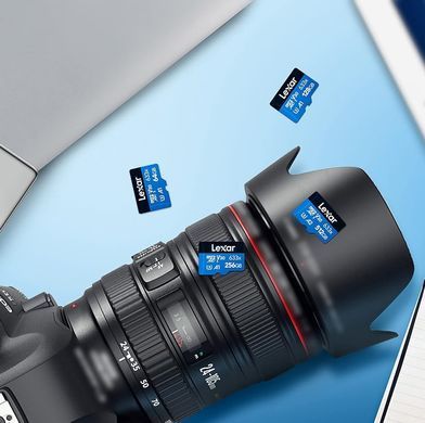 Карта пам'яті microSDXC (UHS-1 U3) Lexar High-Performance 633x 128Gb class 10 V30 A1 (100Mb/s) Blue Series (adapter SD) (LMS0633128G-BNAAA) [806672]