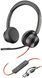 Гарнітура комп'ютерна стерео On-ear Poly Blackwire 8225-M, USB-A, USB-C, всеспрямований, ANC, Acoustic Fence, Microsoft Teams, чорний (8X225AA) [107401], фото 1