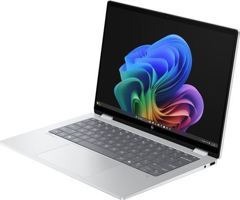 Ноутбук HP OmniBook X Flip x360 14-fm0008ua 14" WUXGA IPS Touch, Intel U5-226V, 16GB, F512GB, UMA, Win11, сріблястий (C3UL7EA) [111358]