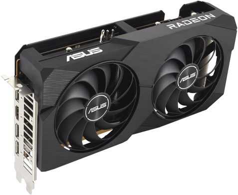 Відеокарта ASUS Radeon RX 7600 8GB GDDR6 DUAL OC V2 DUAL-RX7600-O8G-V2 (90YV0IH2-M0NA00)