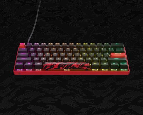 Клавіатура ігрова оптична SteelSeries Apex 9 TKL UA OptiPoint Mini Faze Clan (64853) [401046]