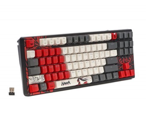 Клавіатура бездротова Bloody WS87 RGB Naraka Black (WS87 (Naraka)) [614877]