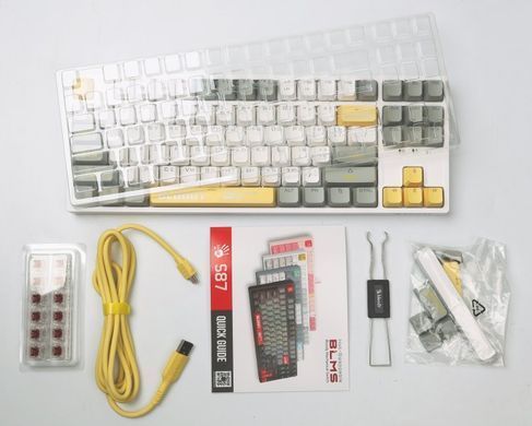 Клавіатура Bloody S87 Energy White (S87 (Energy White)) [606030]