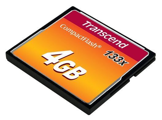Карта пам'яті Transcend CF 4GB 133X (TS4GCF133) [108887]
