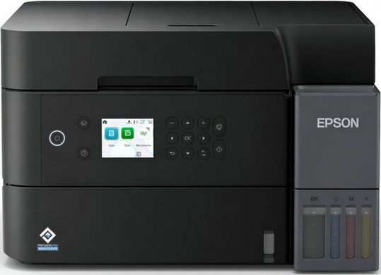 БФП ink color A4 Epson EcoTank L6370 35_23 ppm DADF Duplex USB Ethernet Wi-Fi 4 inks Black Pigment (C11CL43405) [114208]