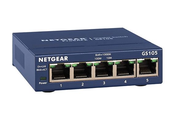 NETGEAR Комутатор GS105GE 5xGE, некерований (GS105GE)