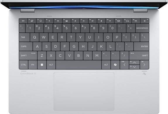 Ноутбук HP OmniBook X Flip x360 14-fm0008ua 14" WUXGA IPS Touch, Intel U5-226V, 16GB, F512GB, UMA, Win11, сріблястий (C3UL7EA) [111358]