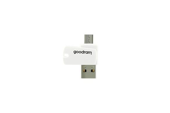 Карта пам`ятi MicroSDXC 128GB UHS-I Class 10 Goodram + SD-adapter + OTG Card reader (M1A4-1280R12) [616897]