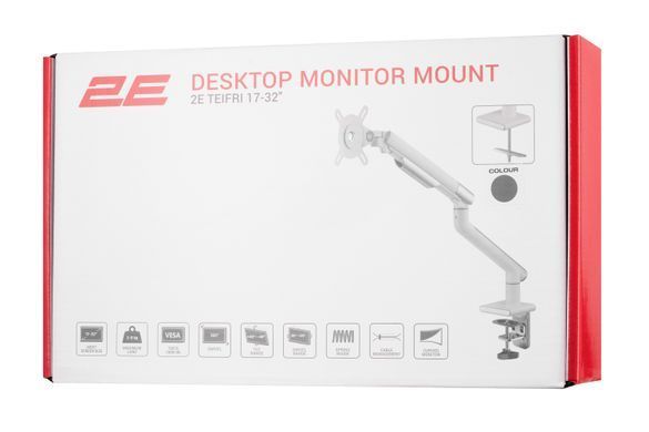 Кріплення монітора настільне 2E Teifri 17"- 32" 9кг (2EDGEIF) [107008]