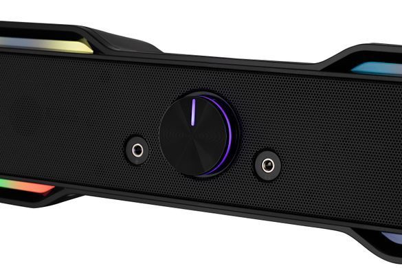Акустична система (саундбар) 2E PCS101 RGB, 2.0, USB, Black (2E-PCS101BK) [113280]