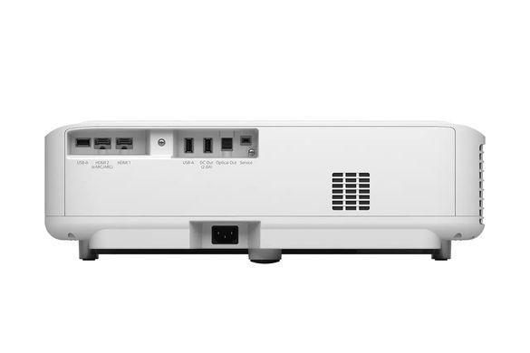 Проєктор домашнього кінотеатру Epson EH-LS650W UHD, 3600 lm, LASER, 0.25, WiFi, Android TV, білий (V11HB07040) [105379]