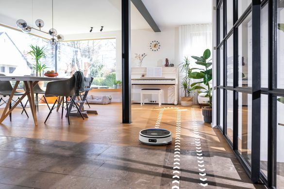 Робот-пилосос karcher RVF 7, h=10.5см, вологе прибирання, конт пил -250л, вода -0.30л, Bluetooth, білий (1.269-680.0) [113829]