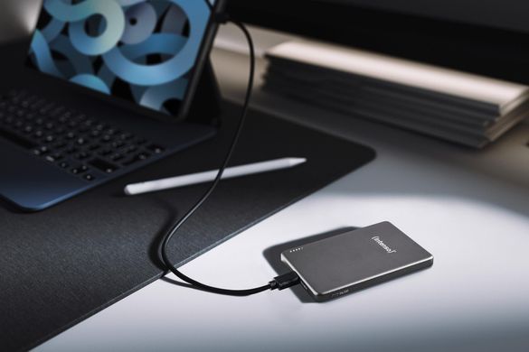 Портативний зарядний пристрій USB 5000MAH MAG GREY MW5000 INTENSO (7344024) [503417]