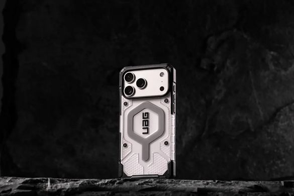 Чохол UAG для iPhone 17 Pro Max, Pathfinder Clear MagSafe, Ice/Silver (114552114333) [111625]