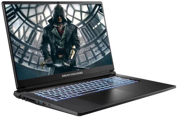 Ноутбук Dream Machines RT5050-17 17.3FHD IPS, AMD R7 H255, 16GB, F512GB, NVD5050-8, DOS, чорний (RT5050-17UA27) [115064]