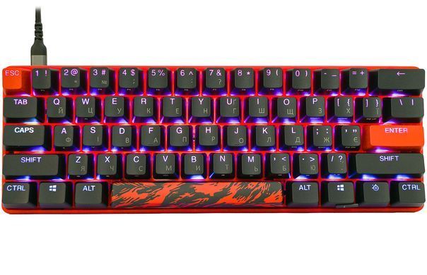 Клавіатура ігрова оптична SteelSeries Apex 9 TKL UA OptiPoint Mini Faze Clan (64853) [401046]