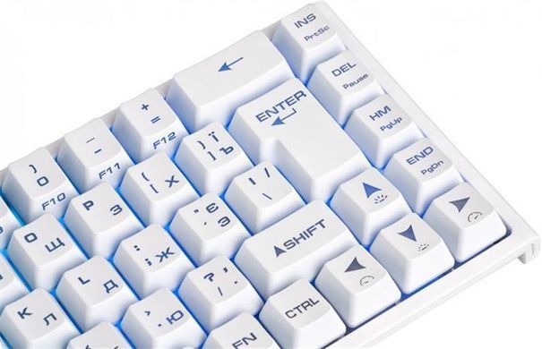 Клавіатура бездротова 2E Gaming KG360UWT RGB White (2E-KG360UWT) [611540]