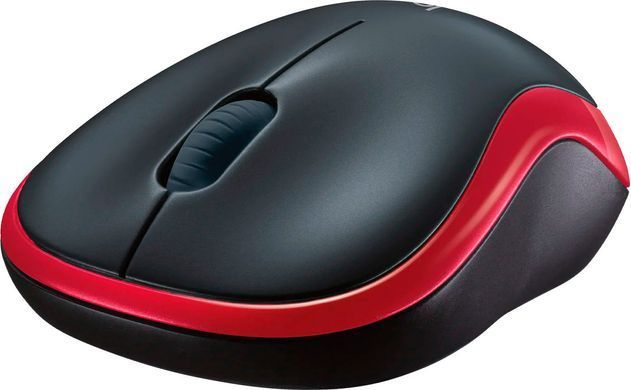 Мишка Logitech M185 бездротова, Red (new) (910-002237) [403796]